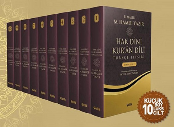 Hak Dini Kur'an Dili Türkçe Tefsiri-10 Kitap Takım kitabı