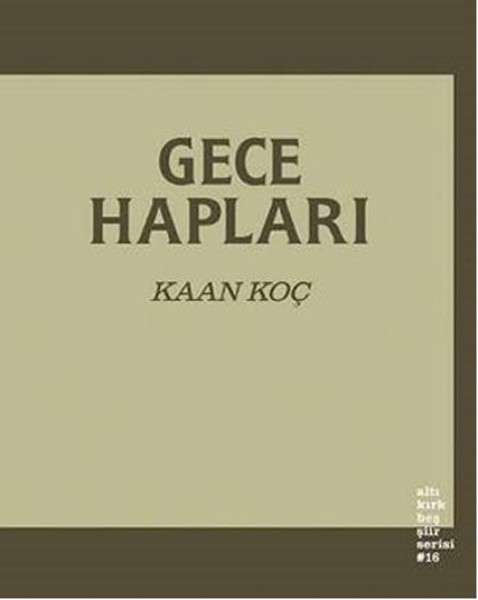 Gece Hapları kitabı