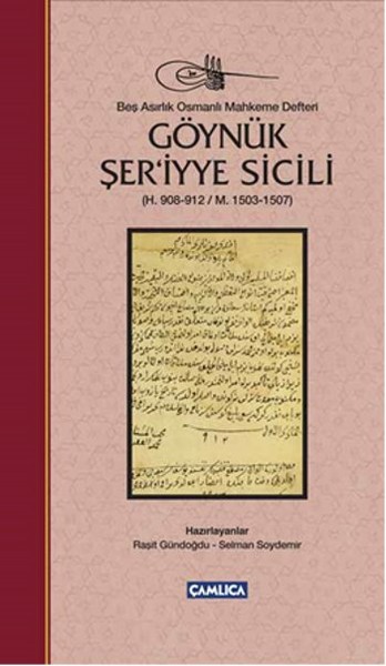 Göynük Şer'iyye Sicili kitabı