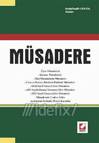 Müsadere kitabı