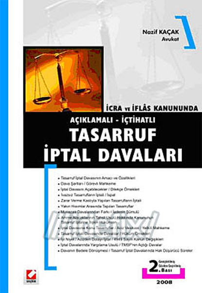 Açıklamalı - İçtihatlı Tasarruf İptal Davaları kitabı