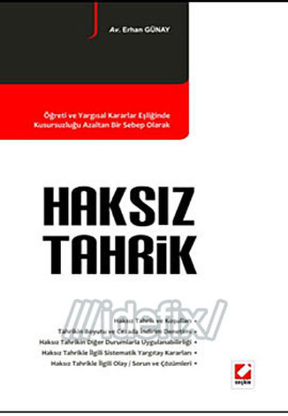 Haksız Tahrik kitabı