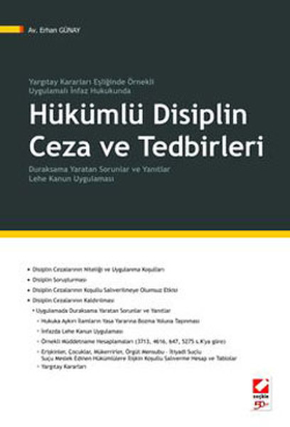 Hükümlü Disiplin Ceza Ve Tedbirleri kitabı