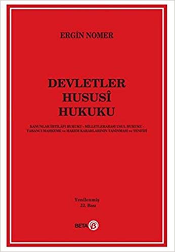 Devletler Hususi Hukuku kitabı