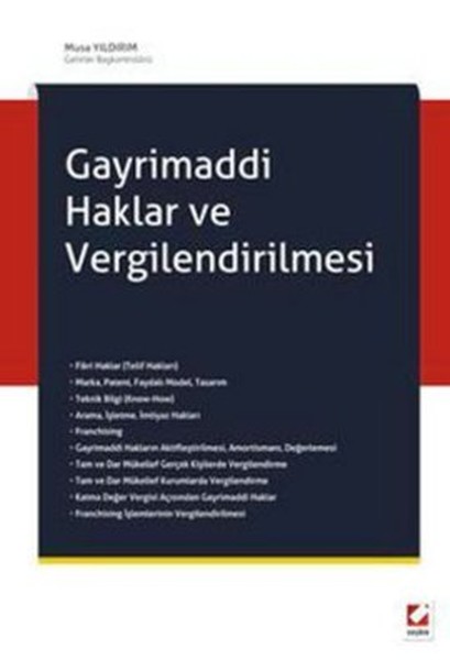 Gayrimaddi Haklar Ve Vergilendirilmesi kitabı