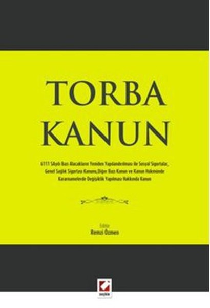 Torba Kanun kitabı