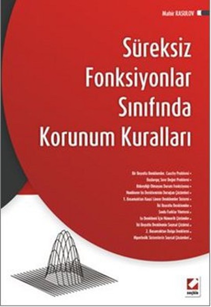 Süreksiz Fonksiyonlar Sınıfında Korunum Kuralları kitabı