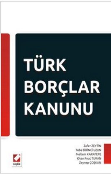 Türk Borçlar Kanunu kitabı