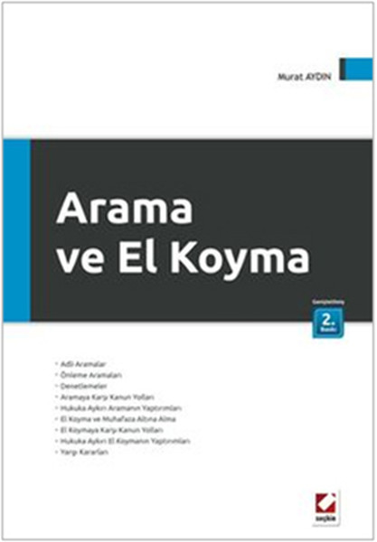 Arama Ve El Koyma kitabı