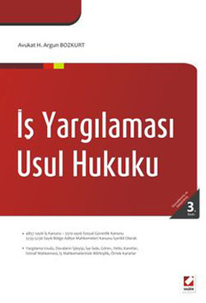 İş Yargılaması Usul Hukuku kitabı