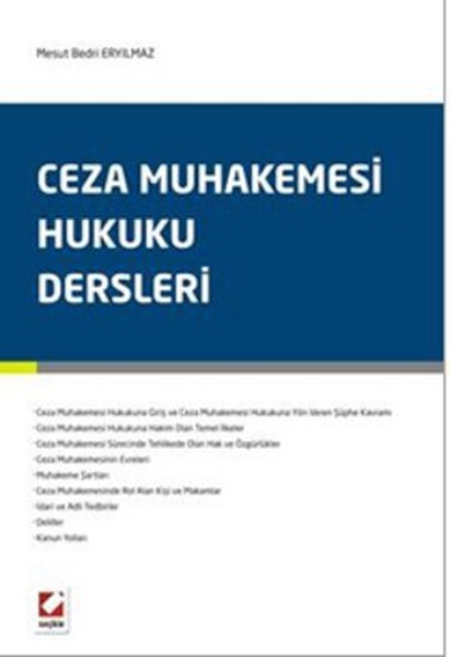 Ceza Muhakemesi Hukuku Dersleri kitabı