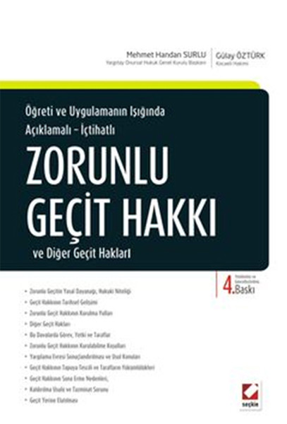 Zorunlu Geçit Hakkı Ve Diğer Geçit Hakları kitabı