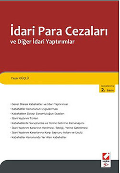 İdari Para Cezaları Ve Diğer İdari Yaptırımlar kitabı