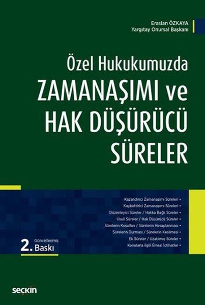 Zamanaşımı Ve Hak Düşürücü Süreler kitabı
