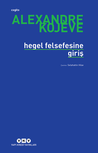 Hegel Felsefesine Giriş kitabı