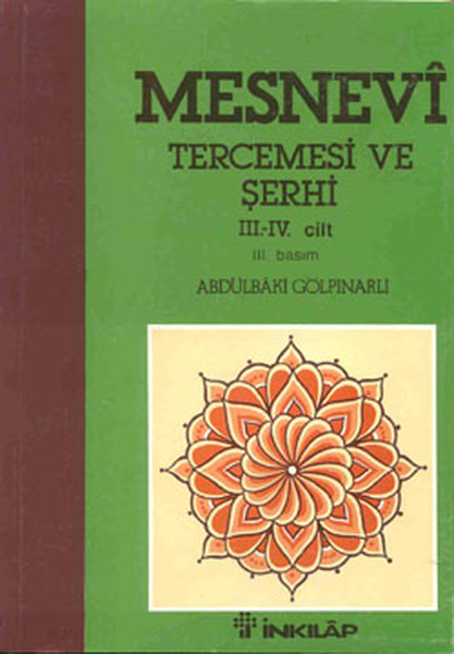 Mesnevi Tercümesi 3-4 kitabı