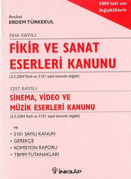 Fikir Ve Sanat Eserleri Kanunu kitabı