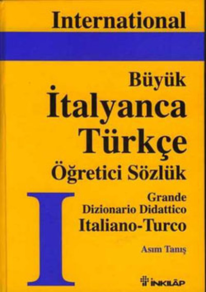 İnternational Büyük İtalyanca-Türkçe Sözlük kitabı