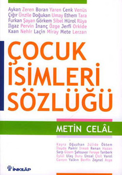 Çocuk İsimleri Sözlüğü kitabı