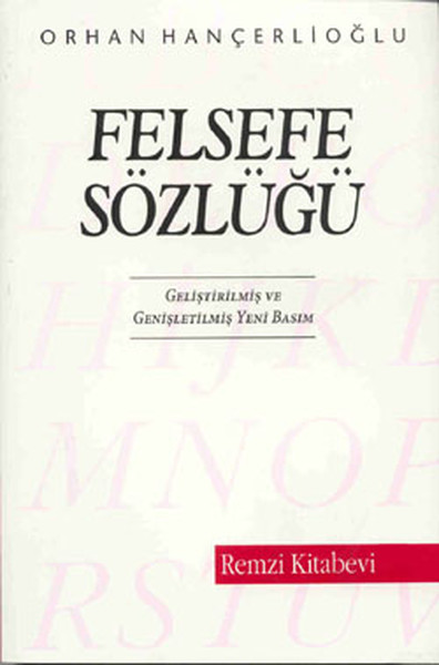 Felsefe Sözlüğü kitabı