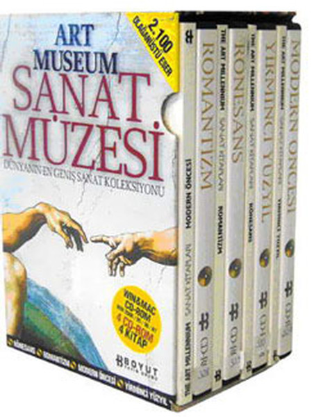 Art Museum Sanat Müzesi 4 Kitap - 4 Cd kitabı