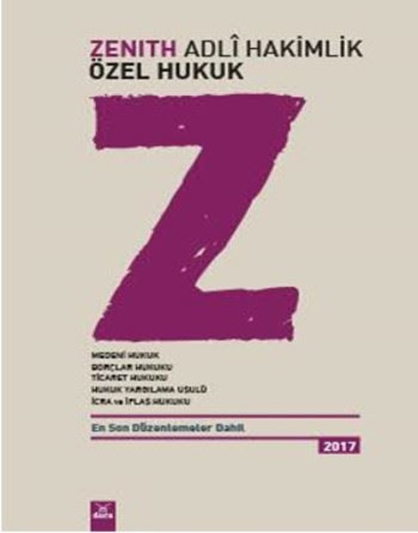 Zenith Adli Hakimlik Özel Hukuk kitabı