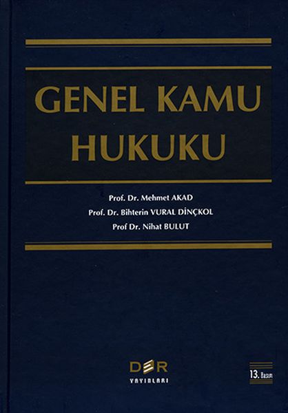 Genel Kamu Hukuku kitabı