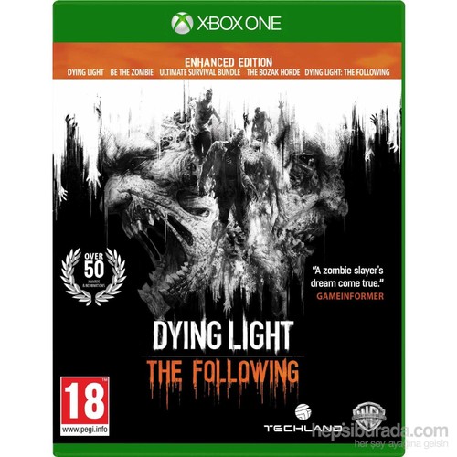 Techland Dying Light: The Following Enhanced Edition Xbox kitabı