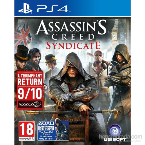 PS4 Assassins Creed Syndicate kitabı