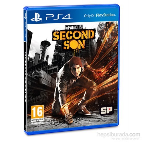 İnfamous Second Son PS4 (Türkçe Dublaj ve Altyazı Seçeneği) kitabı