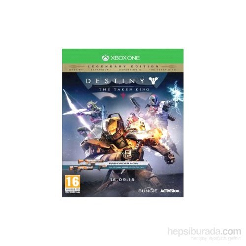 Destiny The Taken King Legendary Edition Xbox One kitabı