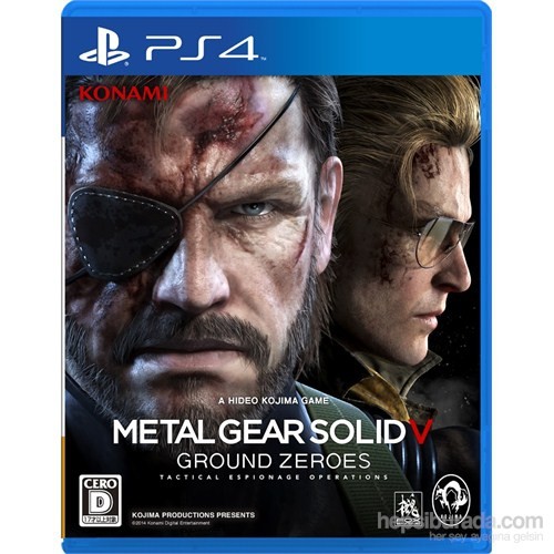 Metal Gear Solid V: Ground Zeroes PS4 kitabı