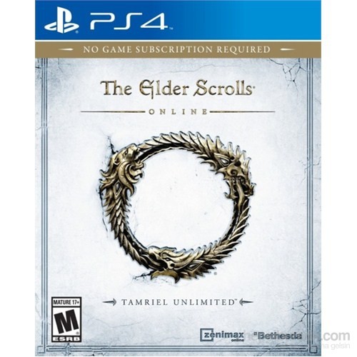 Elder Scrolls Online Tamriel Unlimited PS4 Oyun kitabı