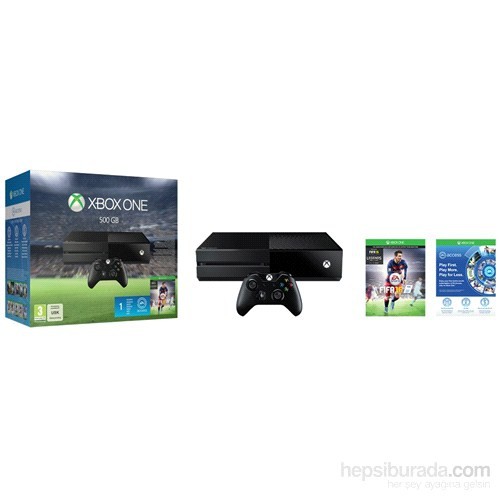 Microsoft Xbox One 500 GB Oyun Konsolu + Fifa 16 Kod kitabı