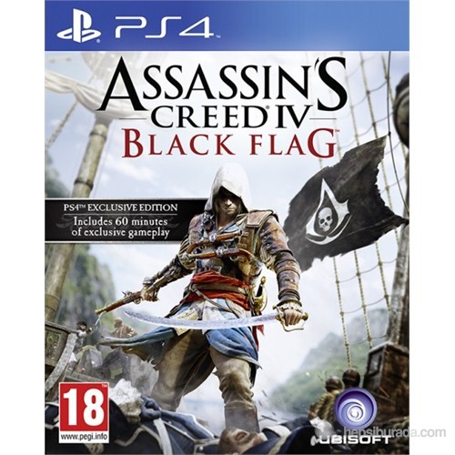 Assassins Creed IV Black Flag PS4 kitabı