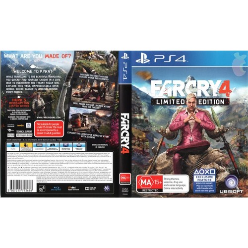 Far Cry 4 Limited Edition Ps4 kitabı