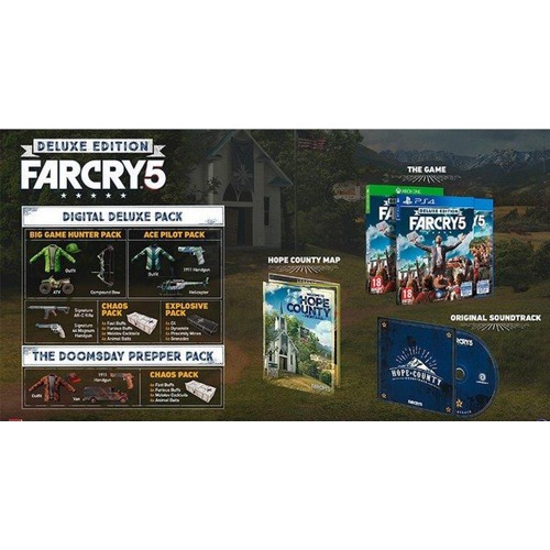 Far Cry 5 Deluxe Edition PS4 kitabı