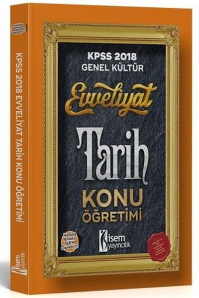 Kpss 2018 Tarih Konu Öğretimi kitabı