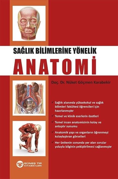 Sağlık Bilimlerine Yönelik Anatomi kitabı