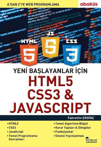 Yeni Başlayanlar İçin HTML5 CSS3 & Javascript kitabı
