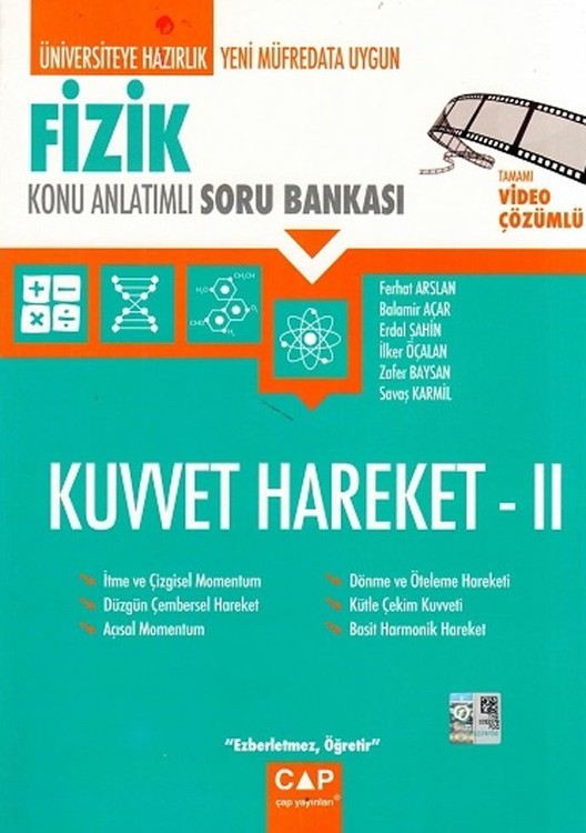 Fizik Kuvvet Hareket 2 Konu Anlatımlı Soru Bankas kitabı