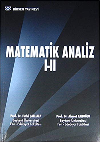 Matematik Analiz 1-2 kitabı