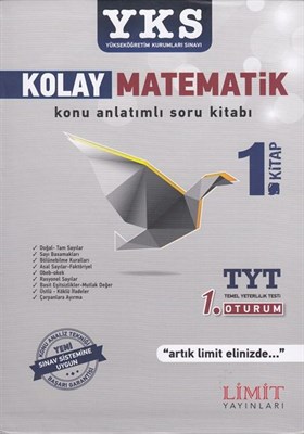 TYT Kolay Matematik Konu Anlatımlı Soru Bankası 1. Kitap kitabı