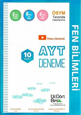 AYT 10'lu Fen Bilimleri Denemesi kitabı