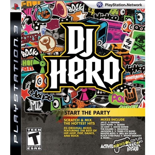 Dj Hero PS3 kitabı