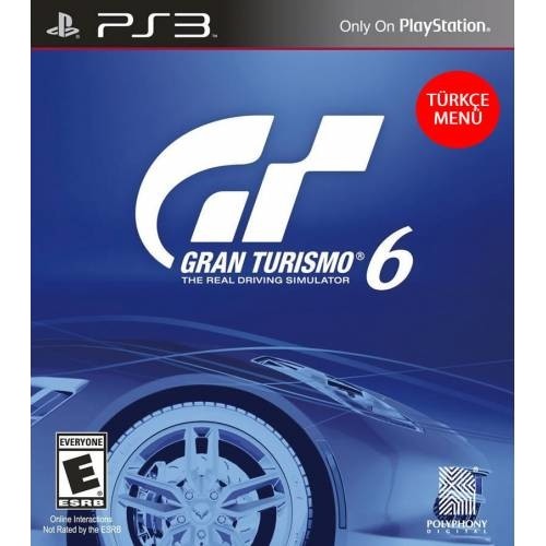 Sony Türkçe Menü Gt6 Gran Turismo 6 Ps3 Oyun Playstation 3 kitabı