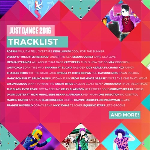 Just Dance 2016 PSX3 kitabı