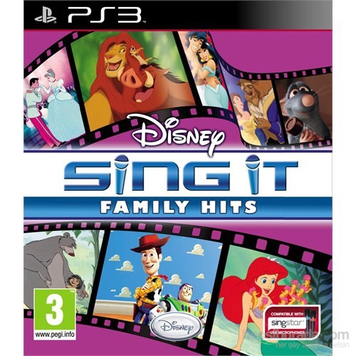 Disney Ps3 Disney Sıng It Famıly Hıts kitabı