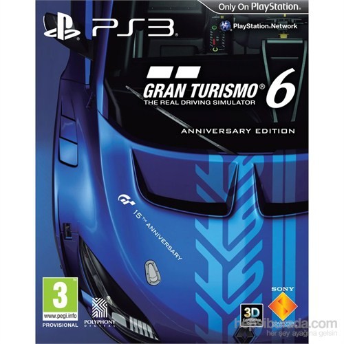 Gran Turismo 6 Anniversary Edition Ps3 Oyunu kitabı