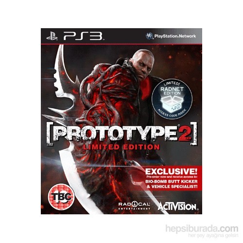 Prototype 2 Limited Edition Ps3 Oyunu kitabı